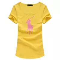 nouvelles femmes t-shirt ralph lauren polo big poney or